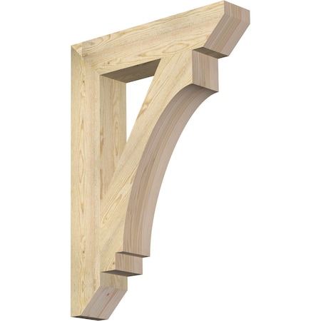 Ekena Millwork Imperial Slat Rough Sawn Bracket, Douglas Fir, 6"W x 30"D x 42"H BKT06X30X42IMP06RDF